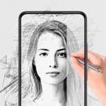 ar drawing sketch paint android application logo